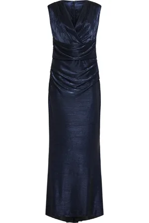 TALBOT RUNHOF Kleedjes, Dames, Blauw, M, Polyester, Elegante Jurken Collectie
