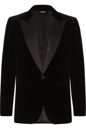 Dolce & Gabbana Jassen, Heren, Zwart, 3Xl, Satijn, Zwarte Herenjassen
