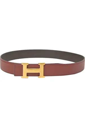 Hermès Pre-owned, Heren, Bruin, ONE Size, Leer, Pre-owned Leather belts