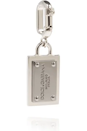 Dolce & Gabbana Accessoires, Heren, Grijs, ONE Size, Hanger met logo