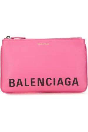 Balenciaga Pre-owned, Dames, Roze, ONE Size, Pre-owned Leather balenciaga-bags