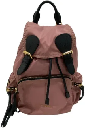 Burberry Pre-owned, Dames, Roze, ONE Size, Pre-owned Fabric backpacks