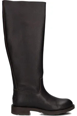 Shabbies Amsterdam Schoenen, Dames, Bruin, 38 EU, Leer, Alyd Tuba Bruine Leren Laarzen