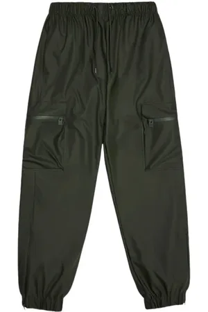 Rains Broeken, Heren, Groen, M, Polyester, Cargo Regenbroek