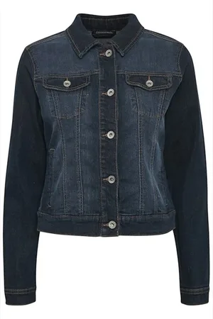 Cream Jassen, Dames, Blauw, M, Denim, Denim Jack