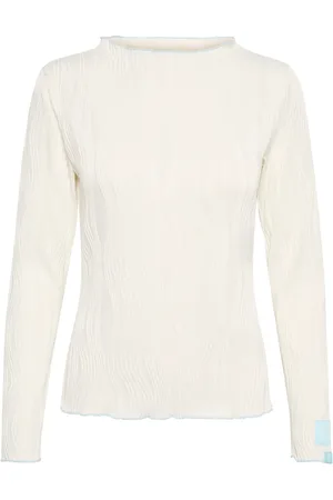 Karen by Simonsen Blouses & Shirts, Dames, , S, Gestructureerde Longsleeve Tee Top