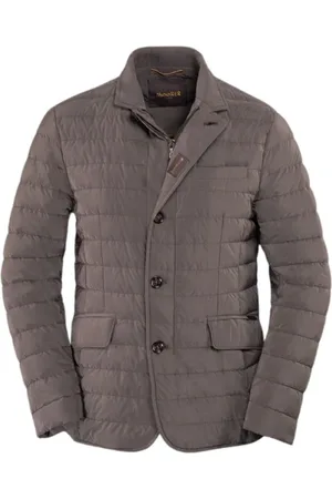 MOORER Jassen, Heren, Groen, 2Xl, Lichtgewicht donsjack klassieke snit