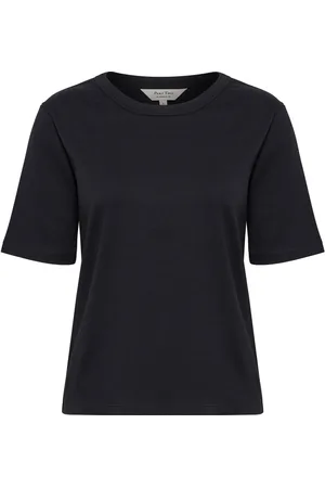 Part Two Tops, Dames, Zwart, XS, Katoen, Klassiek zwart katoenen T-shirt