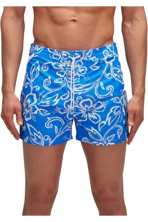 Sundek Badkleding, Heren, Veelkleurig, W34, Nylon, Vintage Hibiscus Zwemshorts