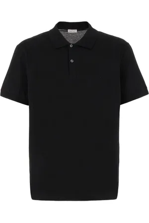Alexander McQueen Tops, Heren, Zwart, M, Klassieke Polo Shirt voor Mannen