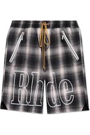 Rhude Korte broeken, Heren, Veelkleurig, S, Katoen, Logo Shorts