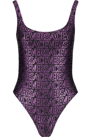 VERSACE Badkleding, Dames, Veelkleurig, S, Eendelig badpak met logo