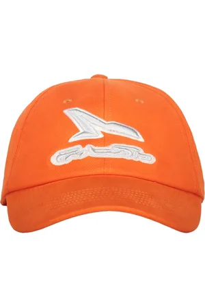 AMBUSH Accessoires, Heren, Oranje, ONE Size, Katoen, Katoenen Baseball Cap met Stijve Klep
