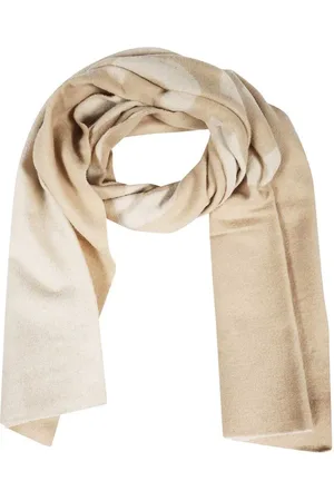 Les Deux Accessoires, Heren, Veelkleurig, ONE Size, Wol, Wollen Sjaal met Logo Intarsia Detail
