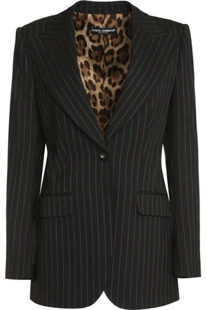 Dolce & Gabbana Jassen, Dames, Zwart, S, Wol, Jassen