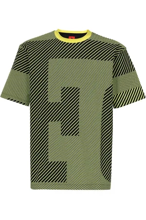 FERRARI Tops, Heren, Groen, XL, Katoen, Katoenen Logo T-shirt