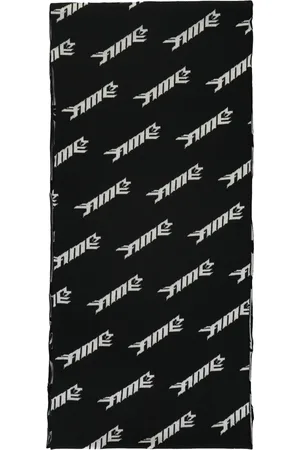 AMBUSH Accessoires, Heren, Zwart, ONE Size, Wol, Contrasterende Wollen Sjaal