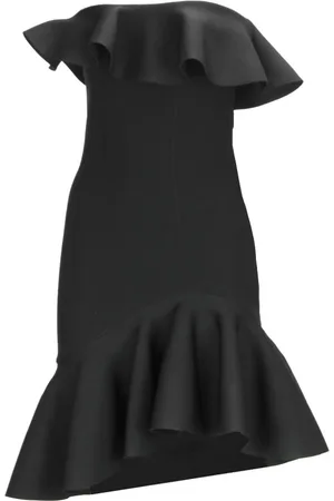 Alexander McQueen Kleedjes, Dames, Zwart, S, Elegante Zwarte Jurk voor Vrouwen