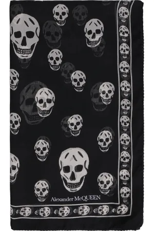 Alexander McQueen Accessoires, Dames, Zwart, ONE Size, Scarves
