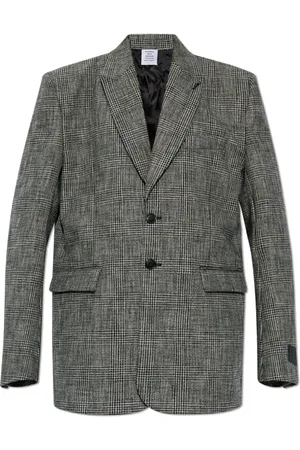 Vetements Jassen, Dames, Zwart, XS, Katoen, Oversized blazer