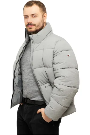 Champion Jassen, Heren, Grijs, L, Polyester, Herenjas Grijs Nylon Polyester