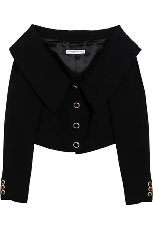 Alessandra Rich Jassen, Dames, Zwart, S, Korte Cardigan Trui