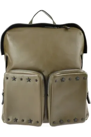 Jimmy Choo Pre-owned, Dames, Zwart, ONE Size, Leer, Pre-owned Leather backpacks