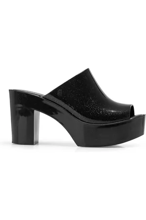Melissa Schoenen, Dames, Zwart, 40 EU, Platform Mule Sandalen Zwart