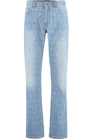 VERSACE Jeans, Heren, Blauw, W33, Katoen, Barok Silhouet Jeans