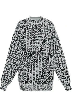 Vetements Truien, Dames, Grijs, M, Wol, Wollen trui