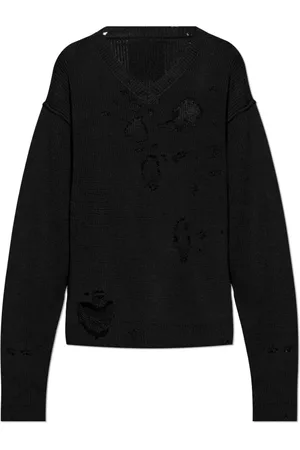 Vetements Truien, Heren, Zwart, M, Wol, Wollen trui