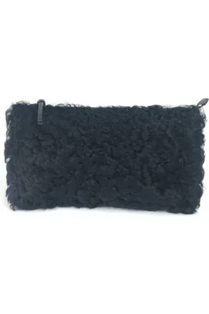 Balenciaga Pre-owned, Dames, Zwart, ONE Size, Pre-owned Fabric clutches