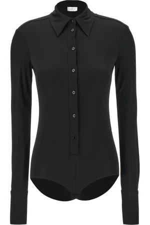Sportmax Tops, Dames, Zwart, M, Stijlvolle Top met Maglie Design