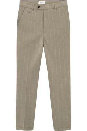 Les Deux Broeken, Heren, Grijs, W34, Twill Pinstripe Suit Pants
