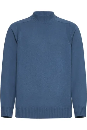 D4.0 Truien, Heren, Blauw, 2Xl, Wol, Heldere Blauwe Trui