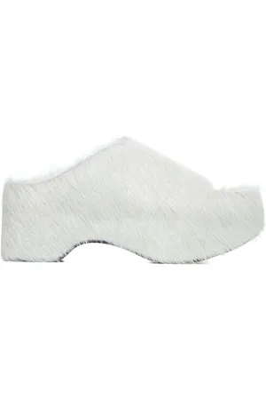 Marni Schoenen, Dames, Wit, 38 EU, Leer, Stijlvolle Sandalen