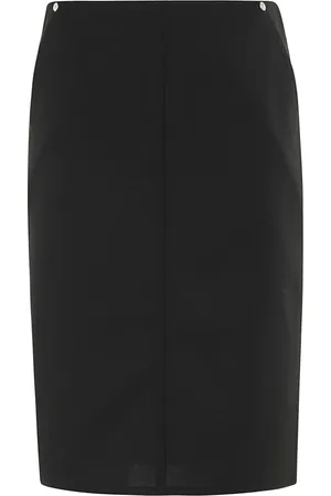 Moschino Rokken, Dames, Zwart, S, Wol, Lana Tailoring Rok