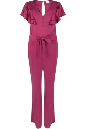 Aaiko Jumpsuits & Playsuits, Dames, Roze, XS, Polyester, Stijlvolle Jumpsuit Halina MOD 120