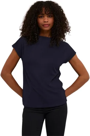Karen by Simonsen Tops, Dames, Blauw, M, Nacht Hemel Dandykb Tee Top