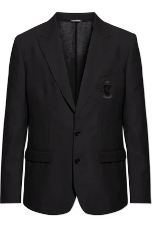 Dolce & Gabbana Jassen, Heren, Zwart, 2Xl, Wol, Wollen jas