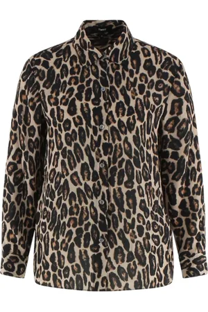 THEORY Blouses & Shirts, Dames, Veelkleurig, L, Polyester, Straight Leo Polyester Shirt