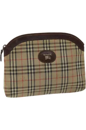 Burberry Pre-owned, Dames, , ONE Size, Pre-owned Canvas pouches
