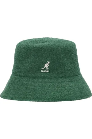 Kangol Accessoires, Heren, Groen, L, Nylon, Vissershoed Bermuda Bucket Turf Groen