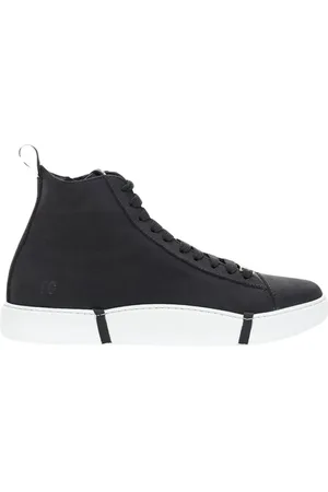Roberto Cavalli Schoenen, Dames, Zwart, 36 EU, Leer, Zwarte leren sneaker