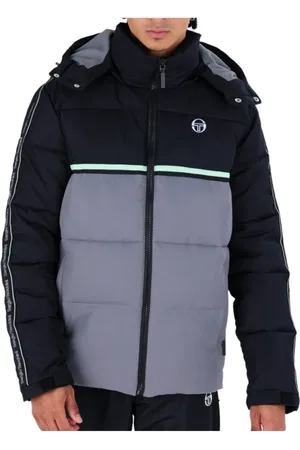 Sergio Tacchini Jassen, Heren, Zwart, M, Polyester, Bicolor Pufferjas Midday