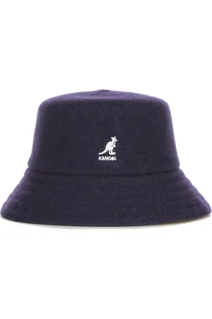 Kangol Accessoires, Heren, Blauw, L, Wol, Navy Wol Bucket Hoed