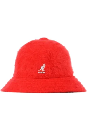 Kangol Accessoires, unisex, Rood, M, Casual Rood Bont Hoed