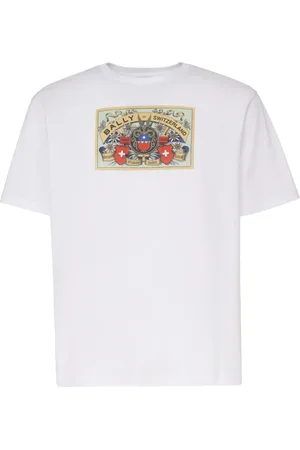 Bally Tops, Heren, Wit, M, Katoen, Witte T-shirt en Polo Collectie