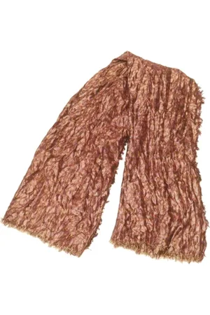LOUIS VUITTON Pre-owned, Dames, Paars, ONE Size, Kasjmier, Pre-owned Cashmere scarves