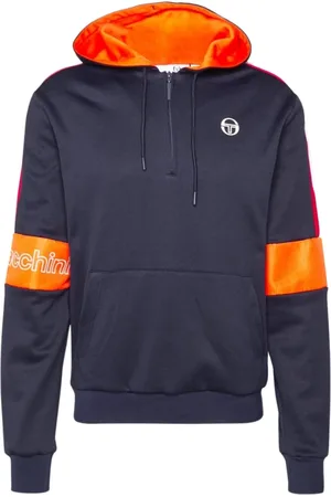 Sergio Tacchini Sweatshirts & Hoodies, Heren, Blauw, S, Katoen, Logo Cross Hoodie - Blauw